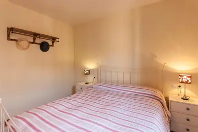 Cama o camas de una habitación en Lets Holidays NICE APARTMENT in the CENTER of TOSSA