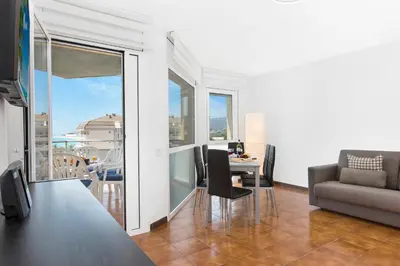 Zona de estar de Santa Susanna Skyline Apartment