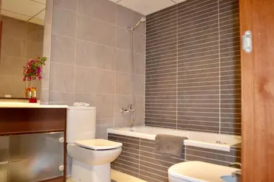 Un baño de Apartamento Sweet Home