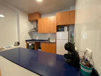 Una cocina o zona de cocina en Apartments Sant Lluis CENTER, 2 min walk from the sea
