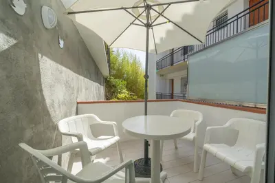 Zona de estar de Apartamentos Costamar