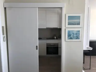 Una cocina o zona de cocina en Ponent - Espectaculares vistas al mar