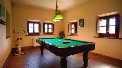 Mesa de billar en Molí d'en Tarrés