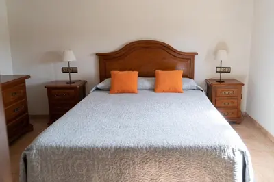 Cama o camas de una habitación en Masía Rural Can Poch