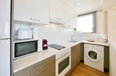 Una cocina o zona de cocina en Casa Concha Apartamentos en primera linea de mar