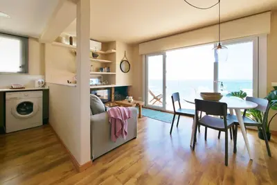Una cocina o zona de cocina en Casa Concha Apartamentos en primera linea de mar