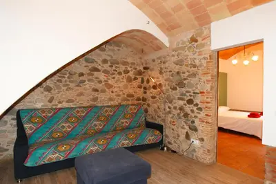 Cama o camas de una habitación en Can Quel dels Alls - Best friendly
