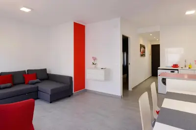 Zona de estar de NS Apartaments