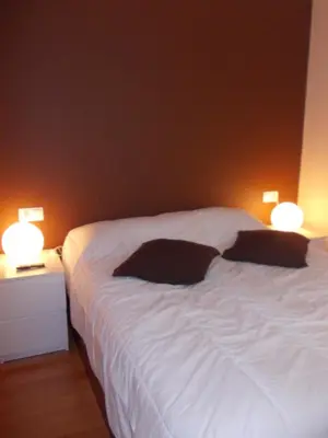 Cama o camas de una habitación en Blanes