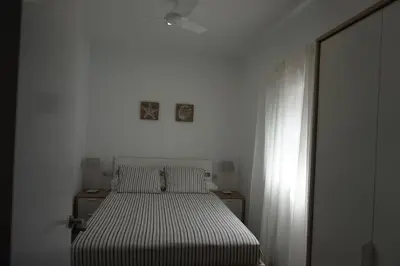 Cama o camas de una habitación en BOREAS Apartaments