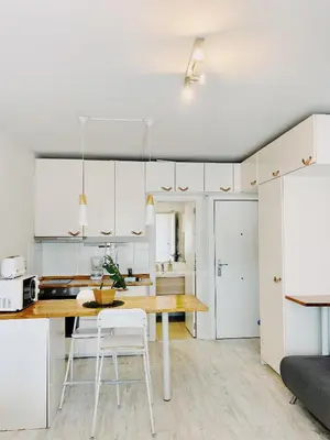 Una cocina o zona de cocina en Tropical Apartaments Euroviajeros