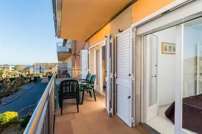 Un balcón o terraza de AJ-7 CALELLA DE PALAFRUGELL, 4 Pax