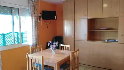 Una cocina o zona de cocina en Apartamentos Famara