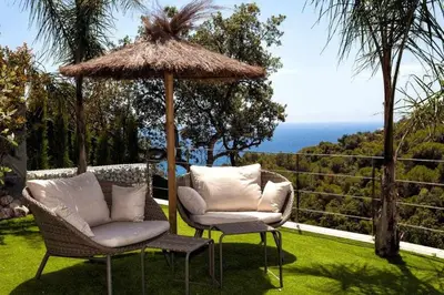 Paisaje cerca de esta villa