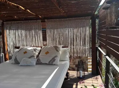 Cama o camas de una habitación en Primera linea, Piscina, Jacuzzi y Playa Privada