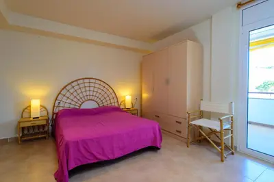 Cama o camas de una habitación en BF-3 Calella de palafrugell 4 Pax