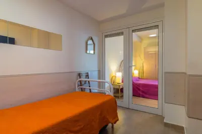 Cama o camas de una habitación en BF-3 Calella de palafrugell 4 Pax