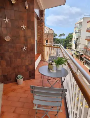 Un balcón o terraza de Palamós Apartament Superior Garoina
