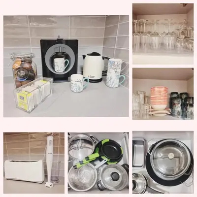 Una cocina o zona de cocina en Palamós Apartament Superior Garoina