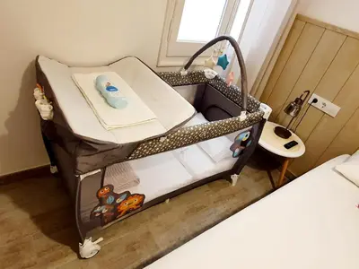 Cama o camas de una habitación en Palamós Apartament Superior Garoina