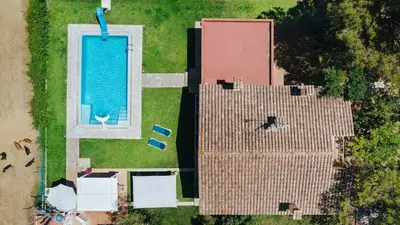 Piscina en o cerca de Casa Bellavista con piscina en Caldes Costa Brava
