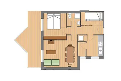 Plano de Apartamentos Bon Repós