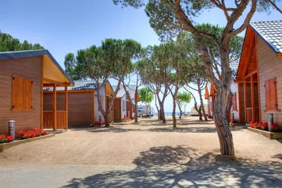 El barrio de los alrededores o un barrio cerca de este camping