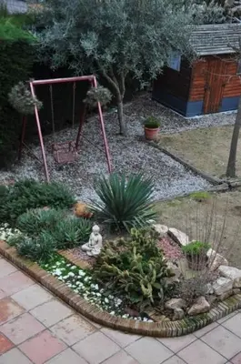 Jardín al aire libre en Can Déu del Firal