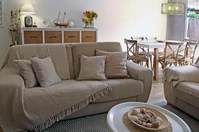 Zona de estar de Vivalidays Casa Pinell - Palafolls - Costa Barcelona