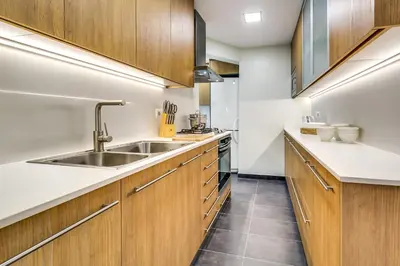 Una cocina o zona de cocina en Vivalidays Es Blau - Blanes - Costa Brava