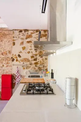 Una cocina o zona de cocina en Casa Creu