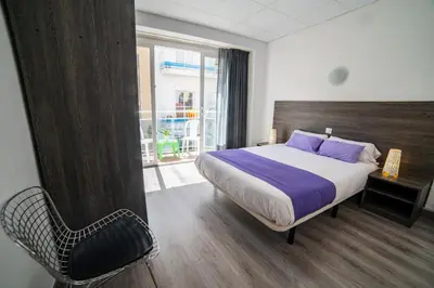 Cama o camas de una habitación en Apartaments Atzavara