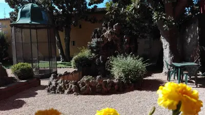 Jardín al aire libre en Aparthotel Can Gallart