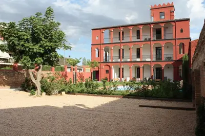 Jardín al aire libre en Aparthotel Can Gallart