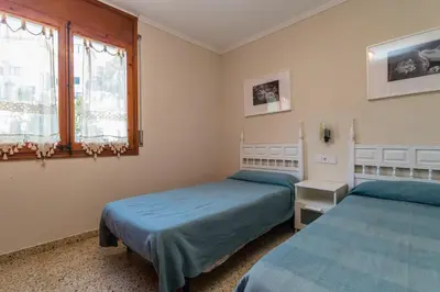 Cama o camas de una habitación en AE-1 CALELLA DE PALAFRUGELL, 4 Pax