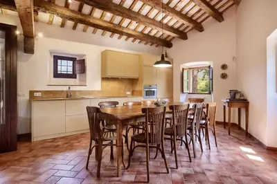 Una cocina o zona de cocina en Masia Torre Lloreta S.XIII