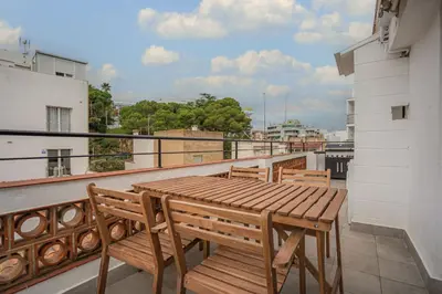 Un balcón o terraza de Molí de Mar Hostal - Check-in autónomo 24 h