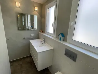 Un baño de Illa Blanca Mar Fornells