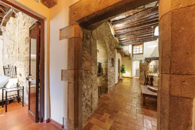 Cama o camas de una habitación en Bravissimo Girona 1593, Pedestrian Area with Medieval charm