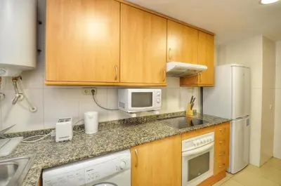 Una cocina o zona de cocina en Apartment Nathania A146