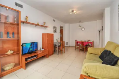 Una televisión o centro de entretenimiento en Apartment Nathania A146
