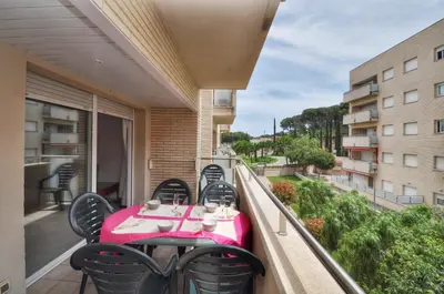 Un balcón o terraza de Apartment Nathania A146