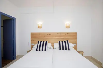 Cama o camas de una habitación en Hotel Casa Mas