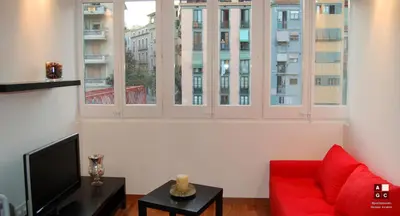 Zona de estar de Apartaments Girona Centre
