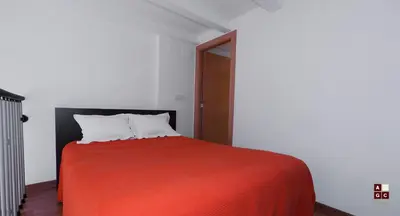 Cama o camas de una habitación en Apartaments Girona Centre