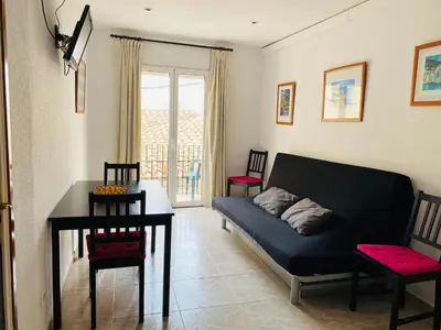 Zona de estar de Apartamentos Mitus