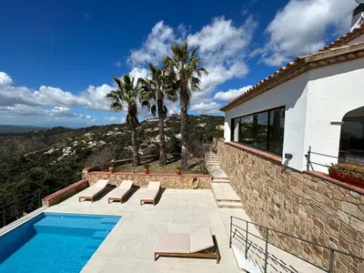 Piscina en o cerca de Villa with seaview at Platja d'Aro 11p