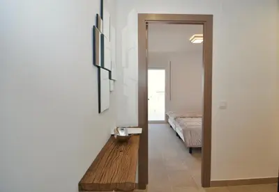 Cama o camas de una habitación en Appartement Station