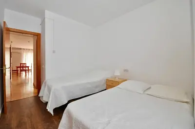 Cama o camas de una habitación en Apartment Didier