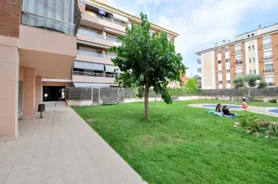 Jardín al aire libre en Apartment Didier